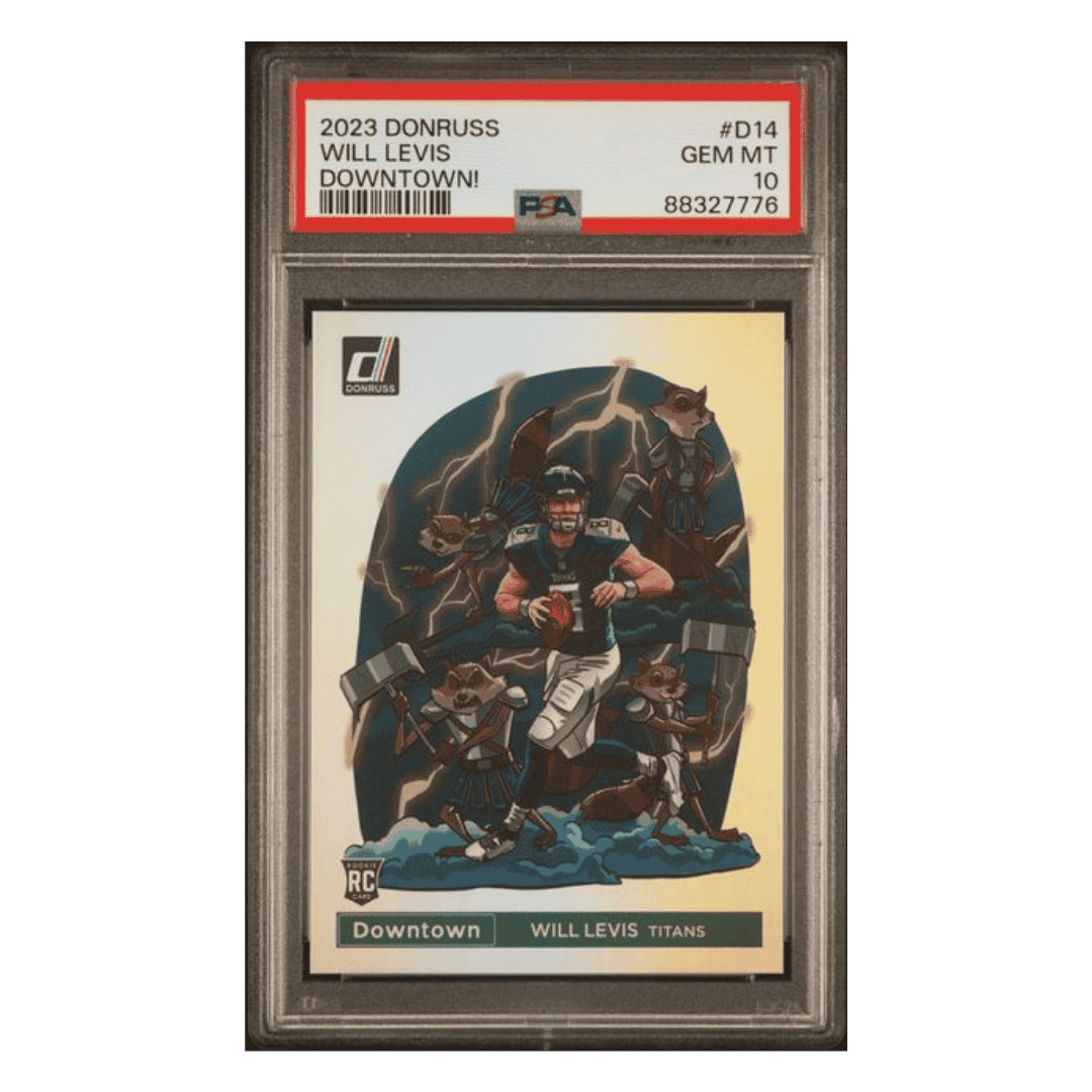 Will Levis PSA 10 2023 Panini Donruss Downtown! Rookie RC Card #D14