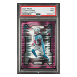 Jahmyr Gibbs PSA 9 2023 Panini Prizm Purple Pulsar Rookie RC Card #331
