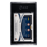 Ja'Marr Chase, Jaylen Waddle, Devonta Smith, Kadarius Toney SGC 8.5 2022 Panini Immaculate Collection Collegiate Monuments Quad Materials #d/ 99 Card #IM-17