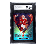 Xavier Worthy SGC 9.5 2024 Panini Phoenix Rookie Rising Teal #d/40 Card #RR-XWY
