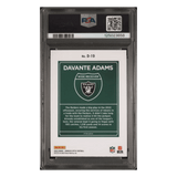 Davante Adams PSA 10 2023 Panini Donruss Optic Downtown! Card #D19