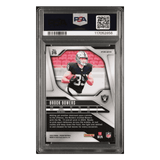Brock Bowers PSA 9 2023 Panini Prizm Lazer Rookie RC Card #315