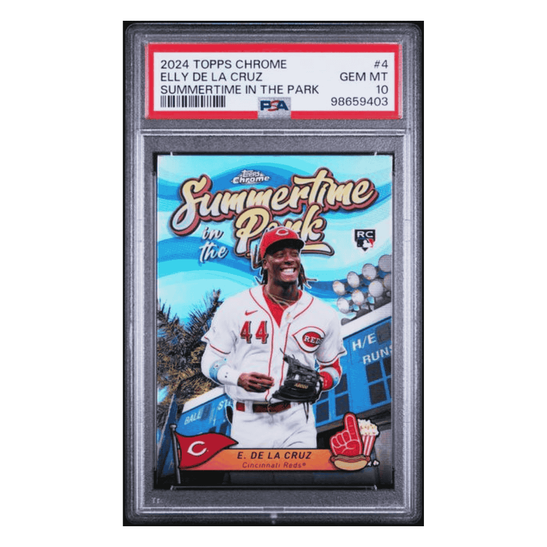 Elly De La Cruz PSA 10 2024 Topps Chrome Summertime in the Park Card #4