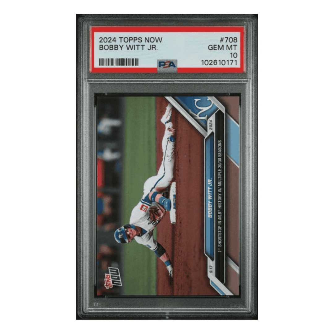 Bobby Witt Jr PSA 10 2024 Topps Now Card #708