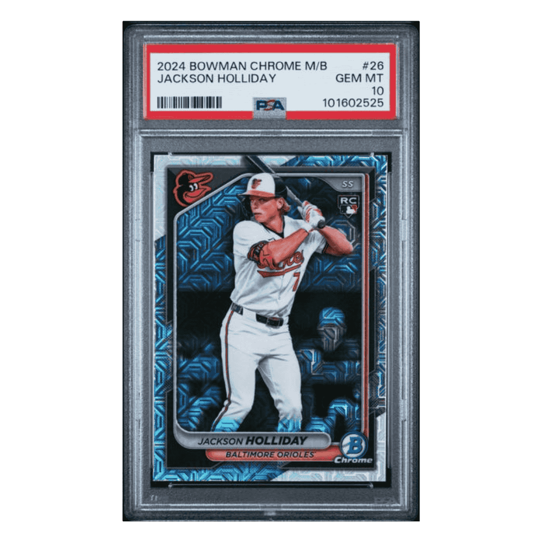 Jackson Holliday PSA 10 2024 Topps Bowman Chrome Mega Box Rookie RC Card #26