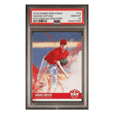 Shohei Ohtani PSA 10 2018 Panini Diamond Kings Pitching/ No Pinstripe Rookie RC Card #73