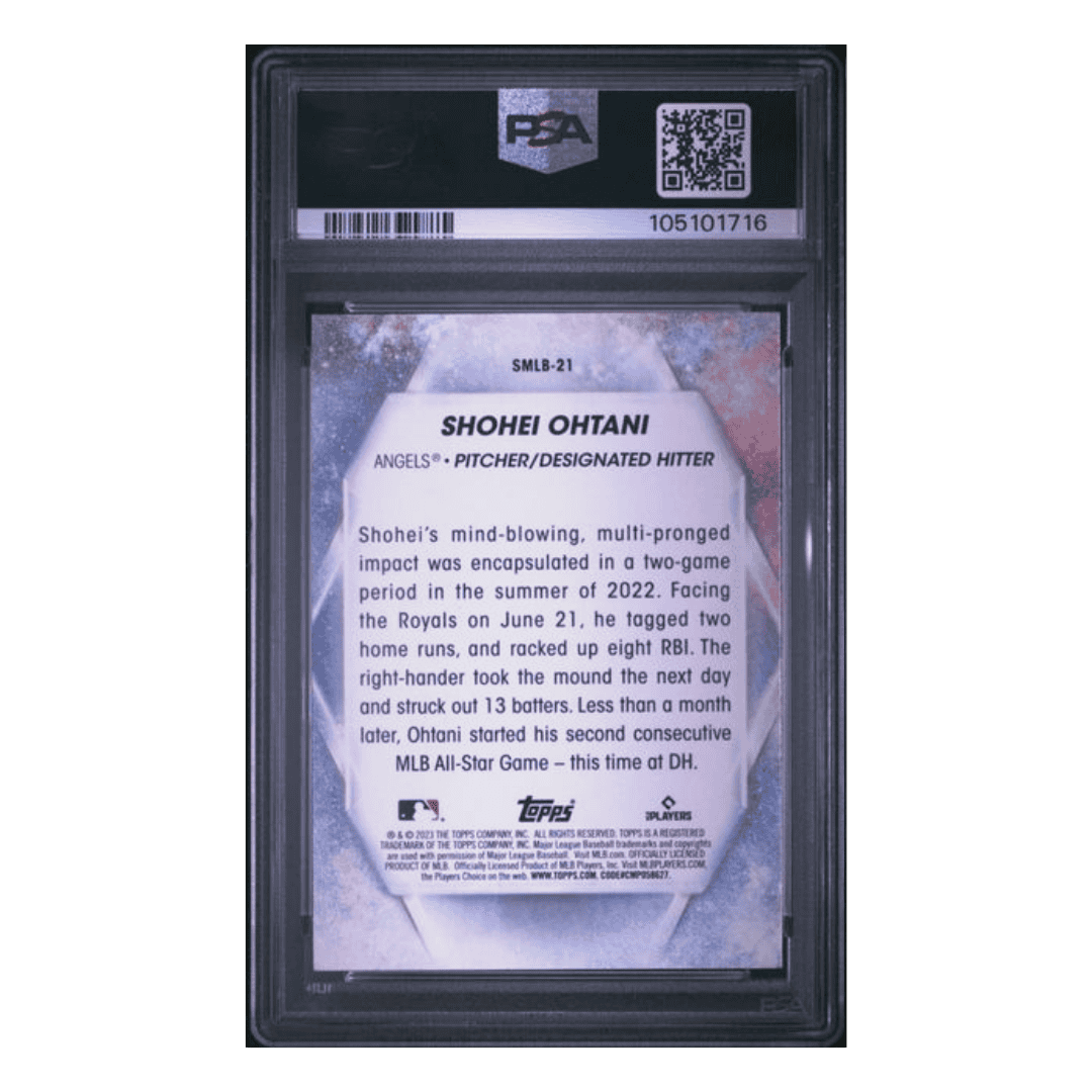 Shohei Ohtani PSA 10 2023 Topps Stars of MLB Card #SMLB21
