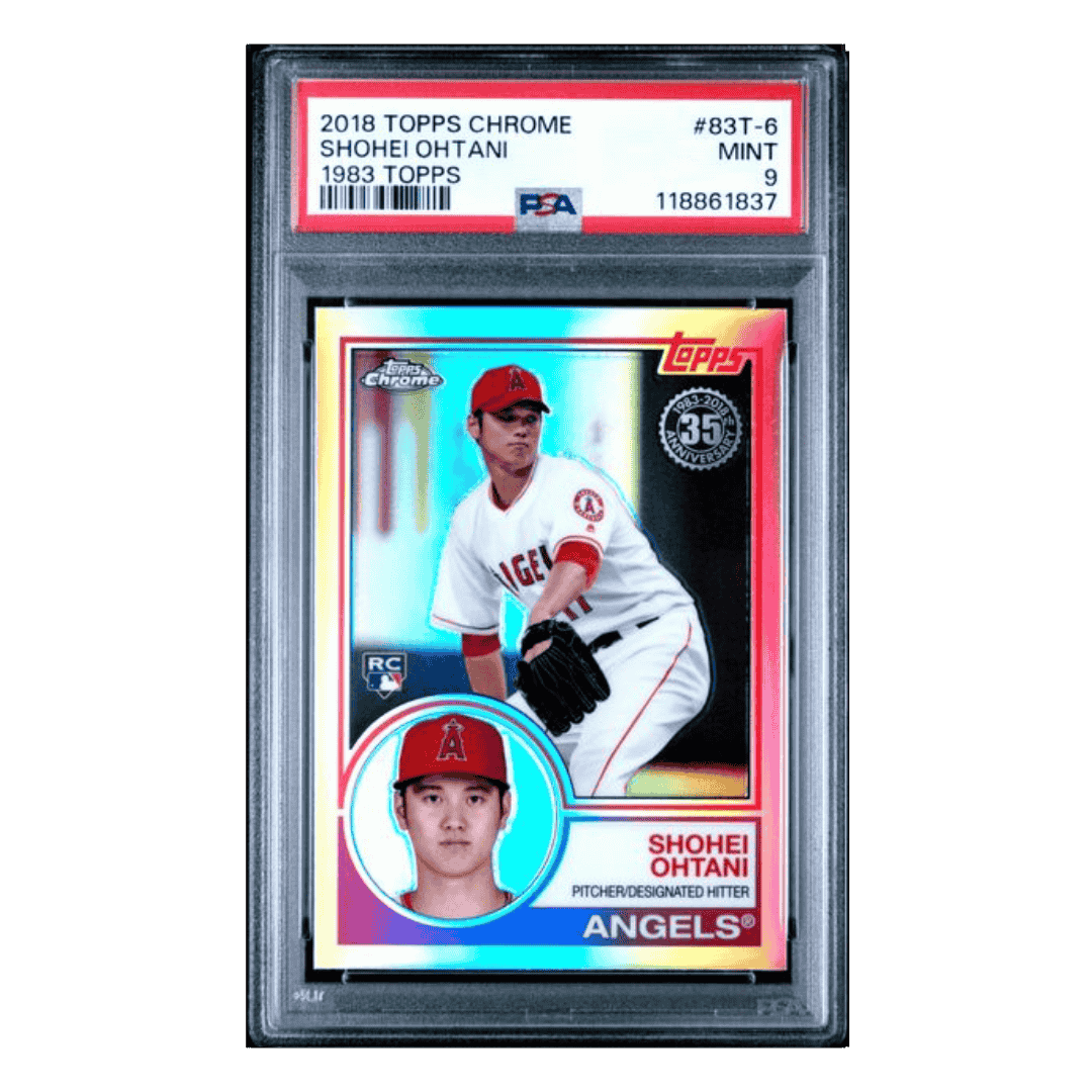 Shohei Ohtani PSA 9 2018 Topps Chrome 1983 Topps Card #83T-6