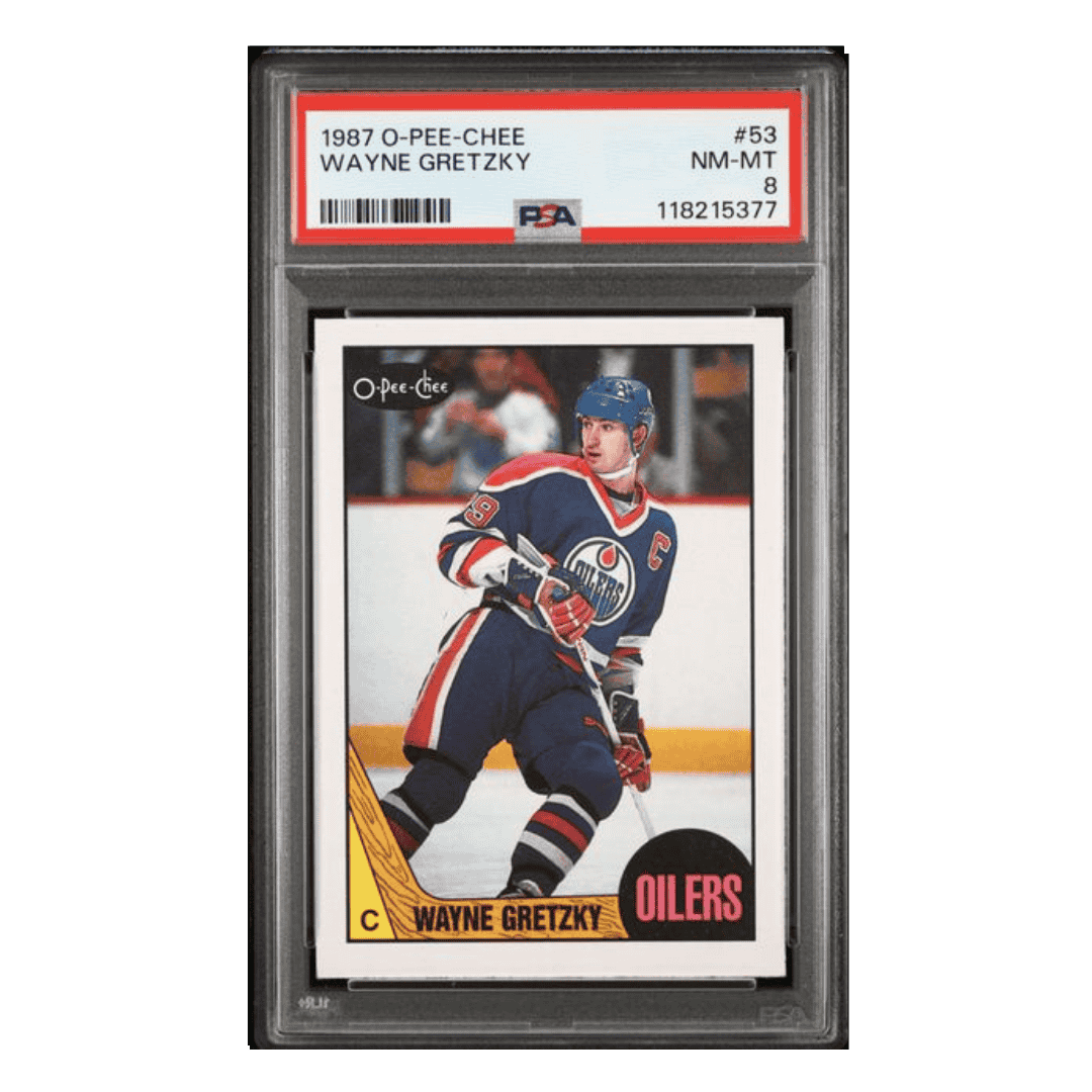 Wayne Gretzky PSA 8 1987 O Pee Chee Card #53