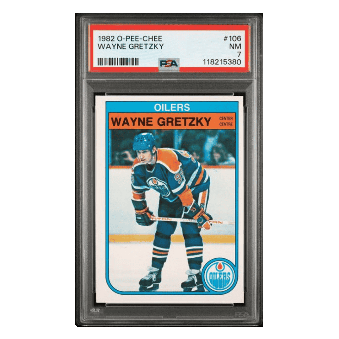Wayne Gretzky PSA 7 1982 O Pee Chee Card #106