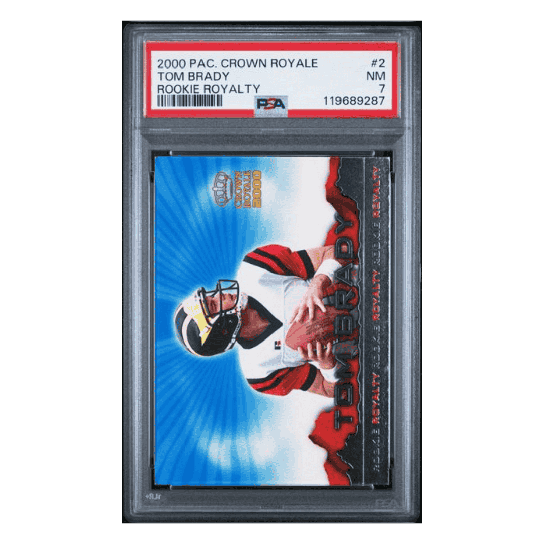 Tom Brady PSA 7 2000 Pacific Brown Royale Rookie Royalty Card #2