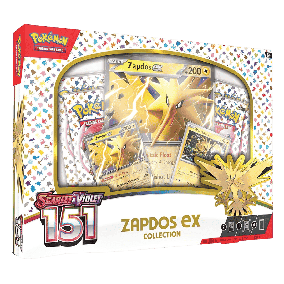 Pokemon TCG: Scarlet & Violet- 151 Collection Box - Zapdos ex