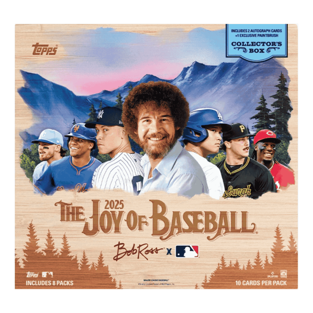 2025 Topps x Bob Ross The Joy of Baseball Collectors Box