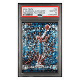 Shai Gilgeous-Alexander PSA 10 2024 Panini Prizm Fireworks Fast Break Card #22