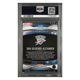 Shai Gilgeous-Alexander PSA 10 2024 Panini Prizm Fireworks Fast Break Card #22