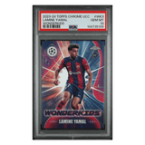 Lamine Yamal PSA 10 2023-24 Topps Chrome UEFA Club Competitions Wonderkids Rookie RC Card #WK3