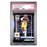 LeBron James PSA 9 2022 Panini Donruss Optic Black Velocity #d/ 39 Card #116