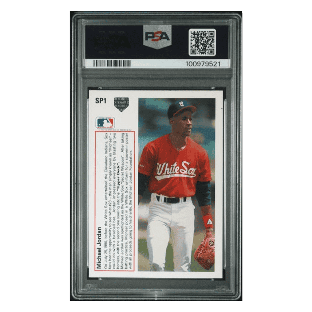 Michael Jordan PSA 8 1991 Upper Deck Card #SP1
