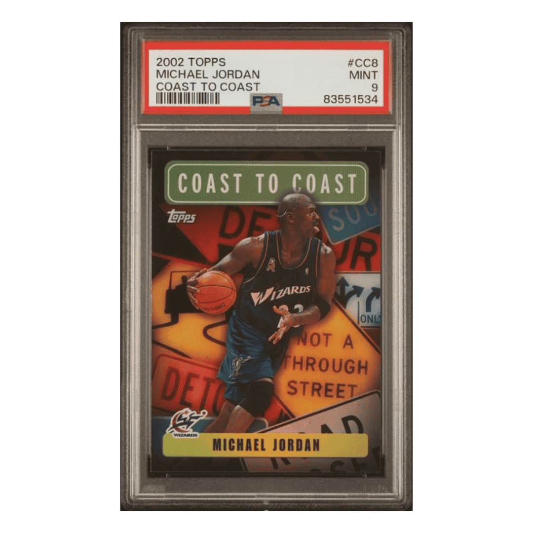 Michael Jordan PSA 9 2002 Topps Coast to Coast Card #CC8