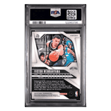 Victor Wembanyama PSA 9 2024 Panini Prizm Blue Fast Break #d/ 150 Card #172