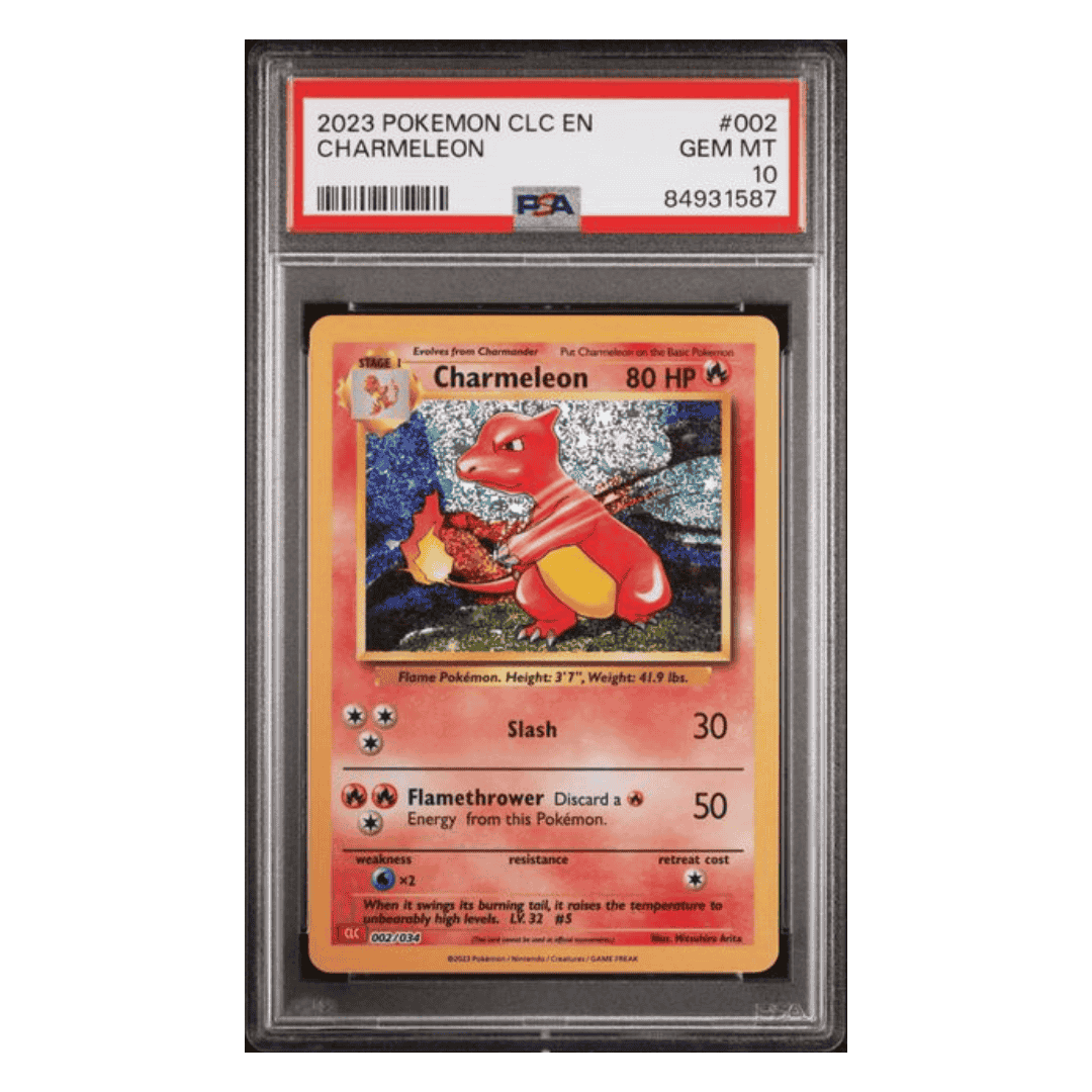 Charmeleon PSA 10 2023 Pokemon Classic TCG Charizard & Ho-Oh Ex Deck Card #002