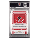 Michael Penix Jr PSA 9 2024 Panini Photogenic Rookie Introductions Blue #d/ 99 Card #1