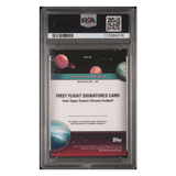 Jayden Daniels PSA 9 2024 Topps Cosmic Chrome First Flight Signature #d/ 75 Card #JD