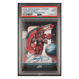 Jayden Daniels PSA 9 2024 Topps Cosmic Chrome First Flight Signature #d/ 75 Card #JD