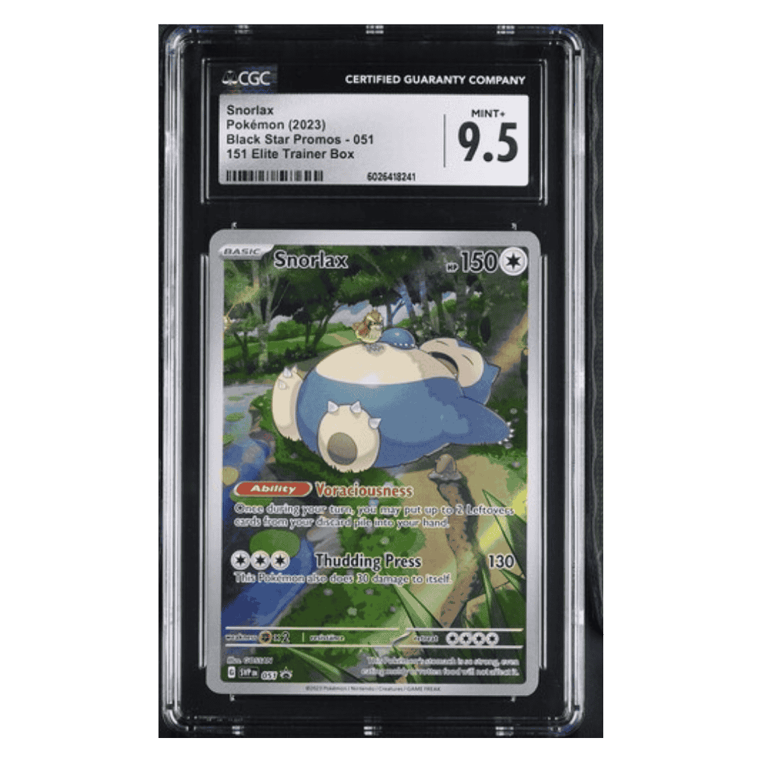 Snorlax CGC 9.5 2023 Pokemon Black Star Promos Card #051