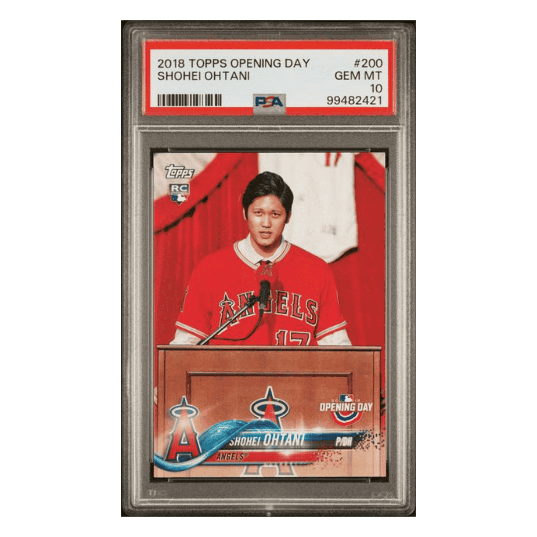 Shohei Ohtani PSA 10 2018 Topps Opening Day Rookie RC Card #200