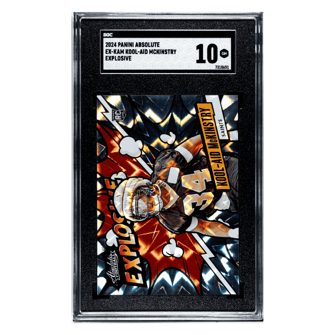 Kool-Aid McKinstry SGC 10 2024 Panini Absolute Explosive Rookie RC Card #EX-KAM