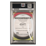 Stetson Bennett PSA 10 2022 Topps Bowman University Inception Autograph Card #SB