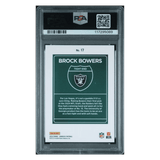 Brock Bowers PSA 10 2024 Panini Donruss Downtown! Rookie RC Card #17
