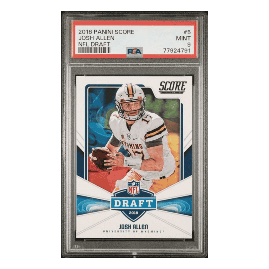 Josh Allen PSA 9 2018 Panini Score NFL Draft Card #5