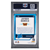 Jayden Daniels PSA 10 2024 Panini Donruss Rated Rookie Card #389