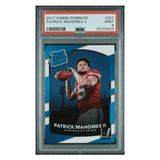 Patrick Mahomes PSA 9 2017 Panini Donruss Rated Rookie Card #327