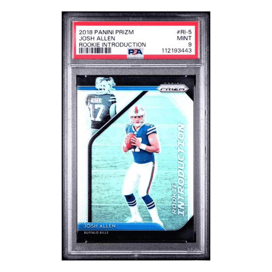 Josh Allen PSA 9 2018 Panini Prizm Rookie Introduction Card #RI-5
