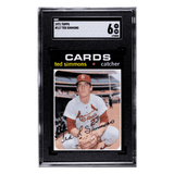 Ted Simmons SGC 6 1971 Topps Card #117