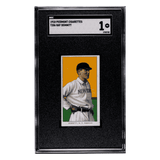 Ray Demmitt SGC 1 1910 Piedmont Cigarettes Card #T206