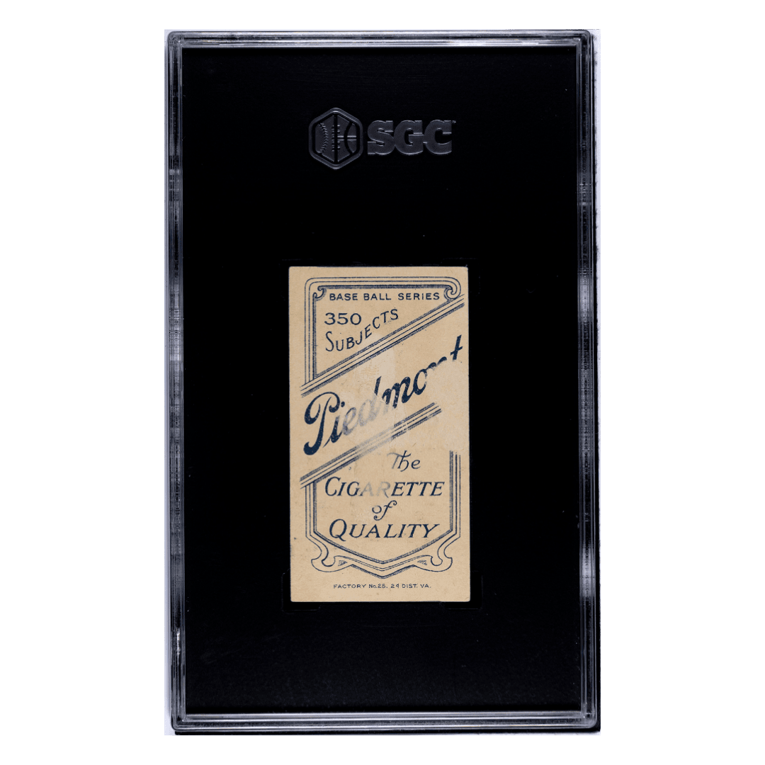 Ray Demmitt SGC 1 1910 Piedmont Cigarettes Card #T206