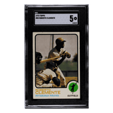 Roberto Clemente SGC 5 1973 Topps Card #50