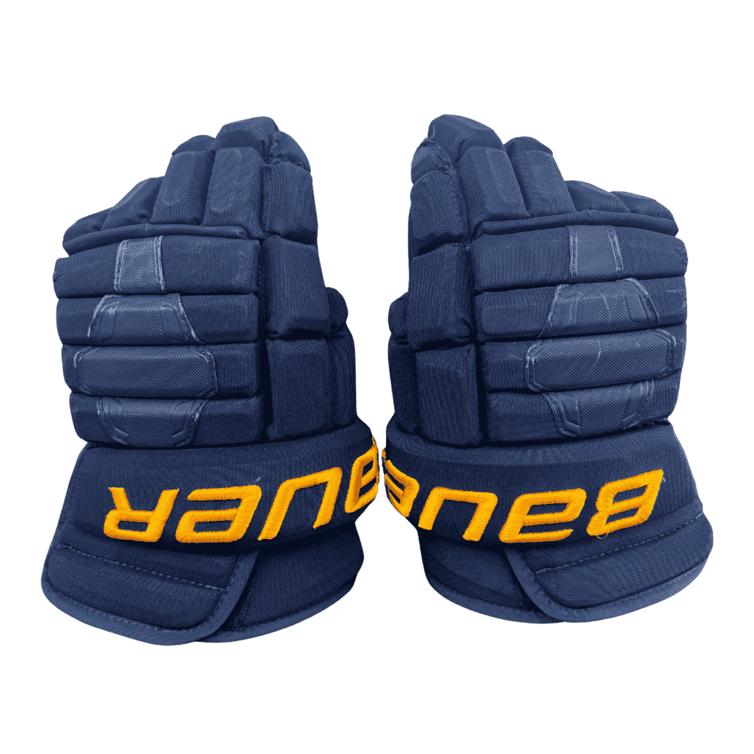 Colton Parayko St Louis Blues Autographed Game Used Bauer Gloves - JSA COA
