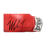 Mike Tyson Autographed Red Everlast Boxing Glove - Beckett COA (Left Hand)