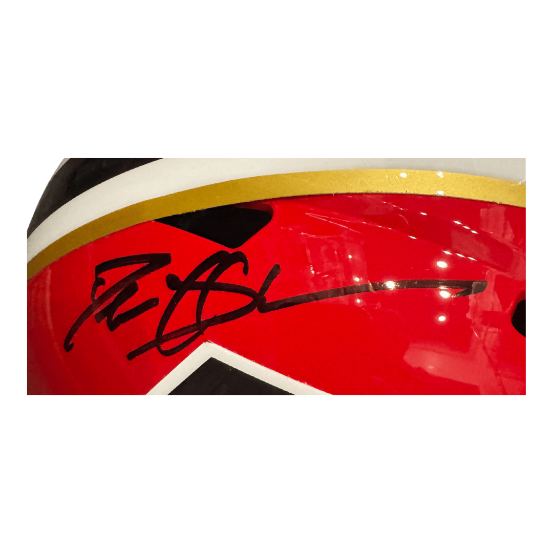 Deion Sanders Atlanta Falcons Autographed 66-69 Full Size Speed Replica Helmet - Beckett COA