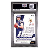 J.J. McCarthy PSA 9 2024 Panini Prizm Flashback Rookie No Huddle Card #3