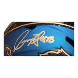 Isaac TeSlaa Detroit Lions Autographed Full Size 2024 Alternate Speed Replica Helmet - Beckett COA