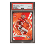 Travis Kelce PSA 10 2020 Panini Phoenix Orange #d/ 99 Card #47