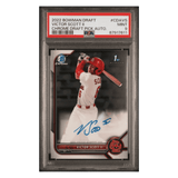 Victor Scott II PSA 9 2022 Topps Bowman Draft Chrome Draft Pick Autograph Card #CDAVS