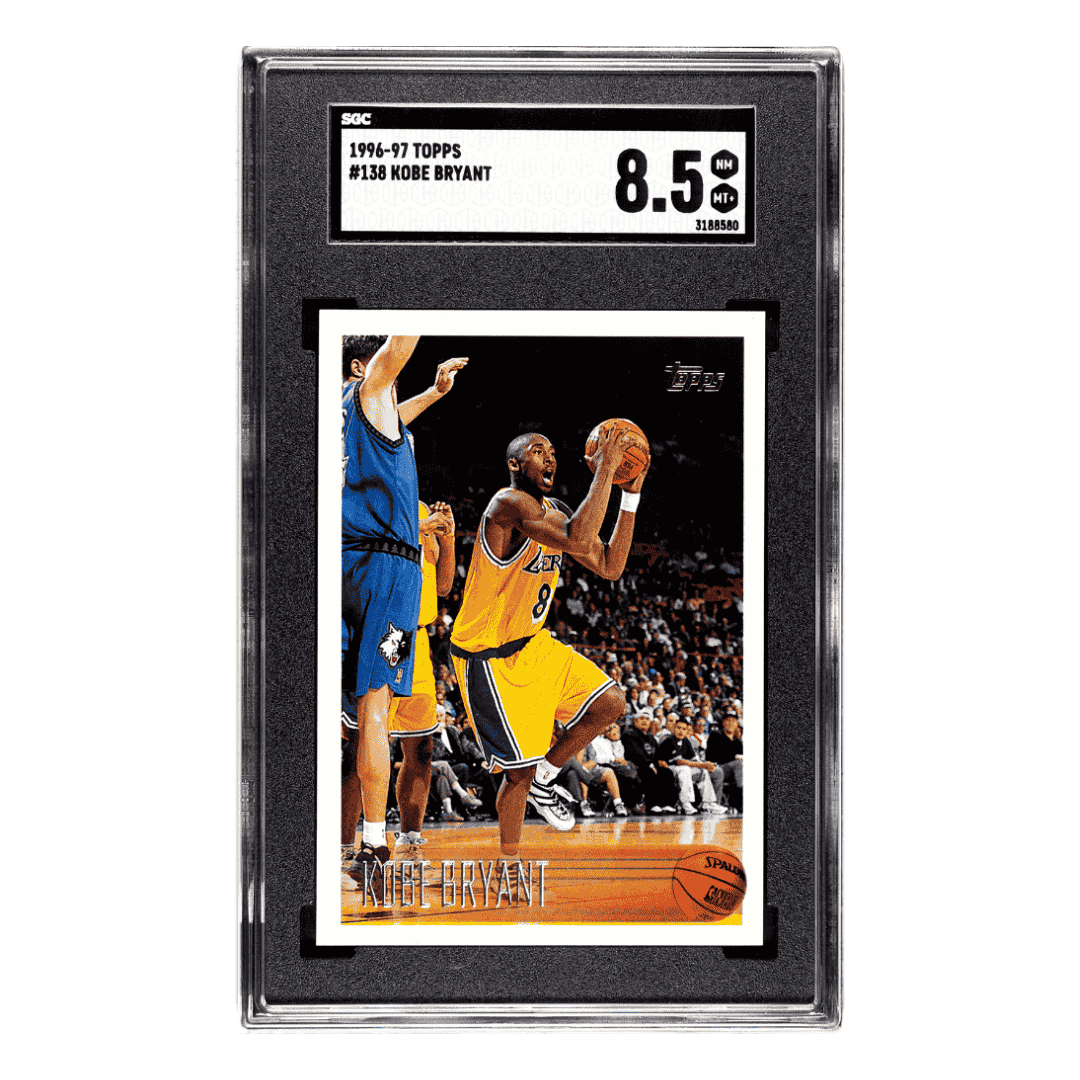 Kobe Bryant SGC 8.5 1996-97 Topps Rookie Card #138