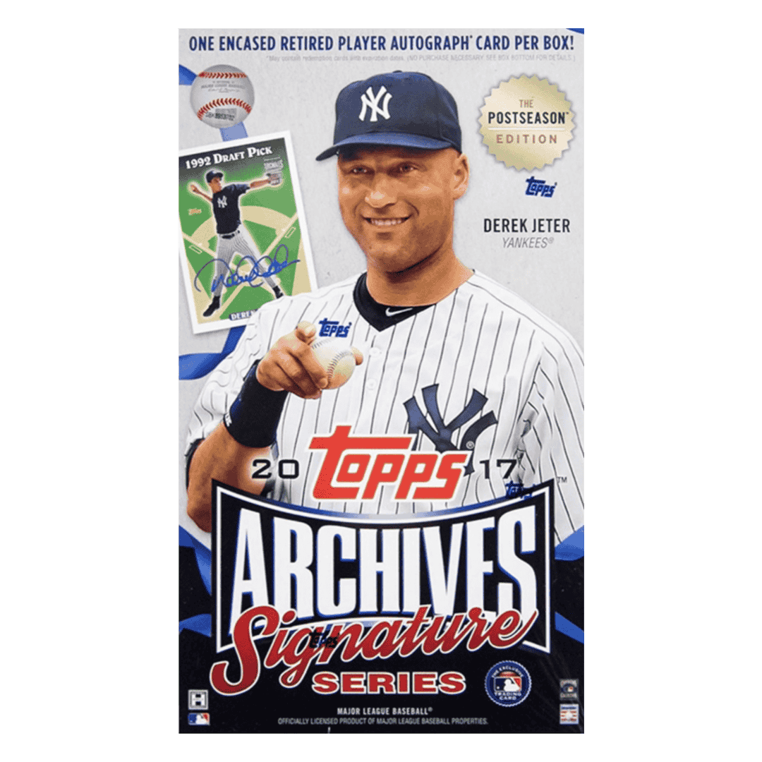 2017 Topps Archives Signature Series Postseason Baseball Hobby Box